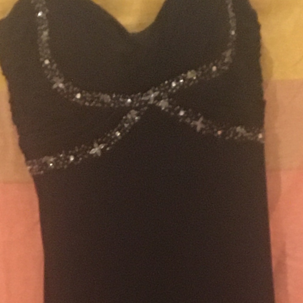 Black evening gown